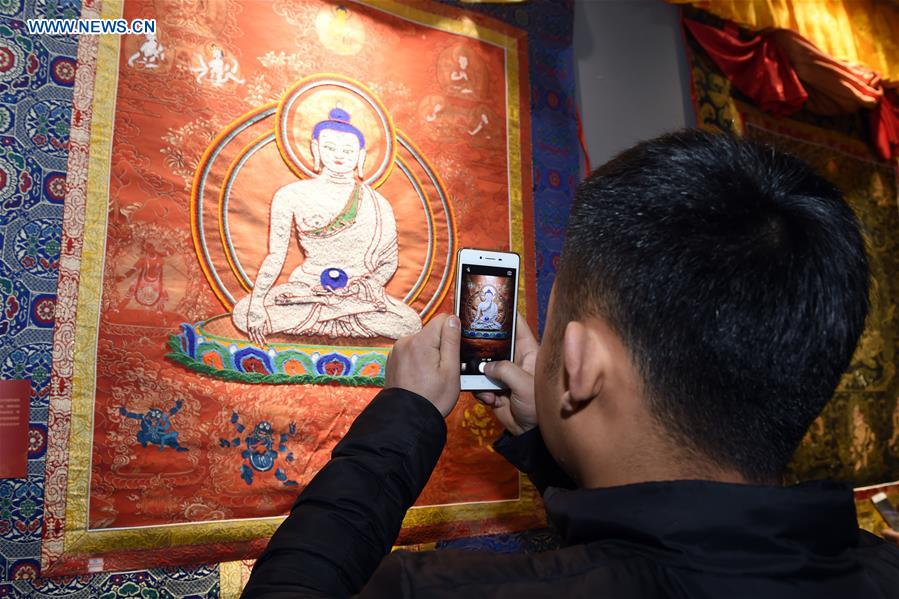 CHINA-LANZHOU-ART-THANGKA-SHOW (CN)