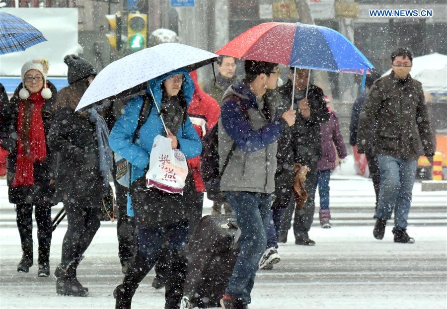 CHINA-JINAN-SNOWFALL (CN)