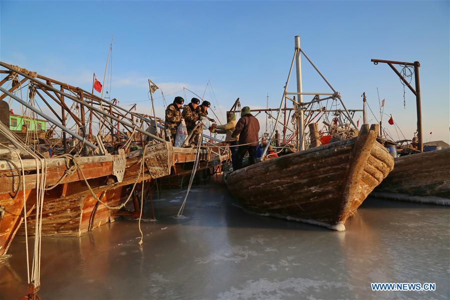 CHINA-HEBEI-QINHUANGDAO-SEA ICE (CN)