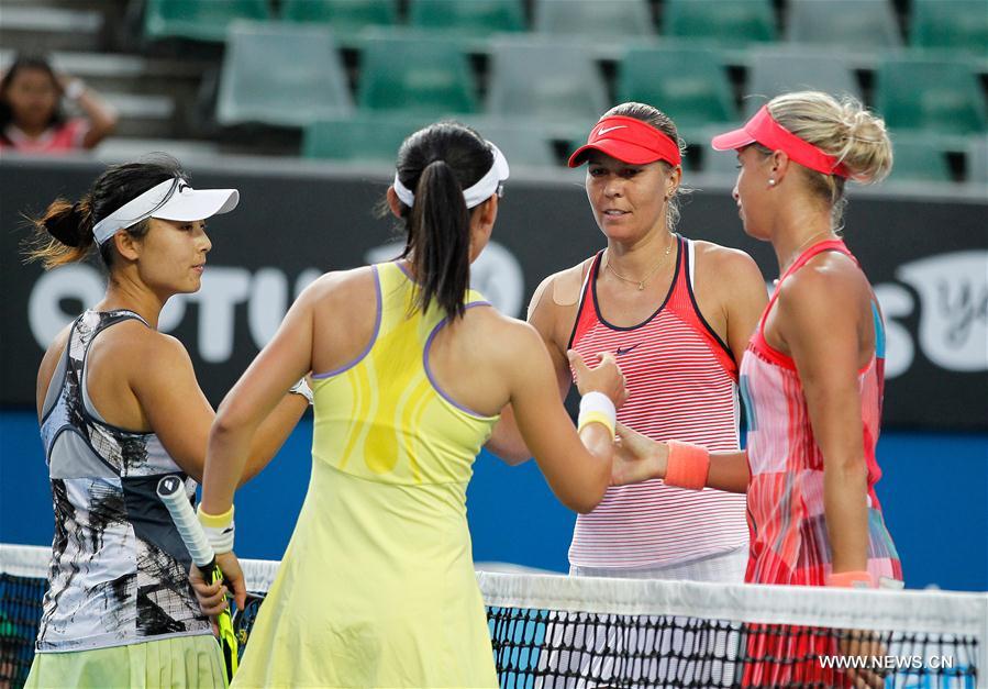 (SP)AUSTRALIA-MELBOURNE-TENNIS-AUSTRALIAN OPEN-WOMEN'S DOUBLES-SEMIFINAL