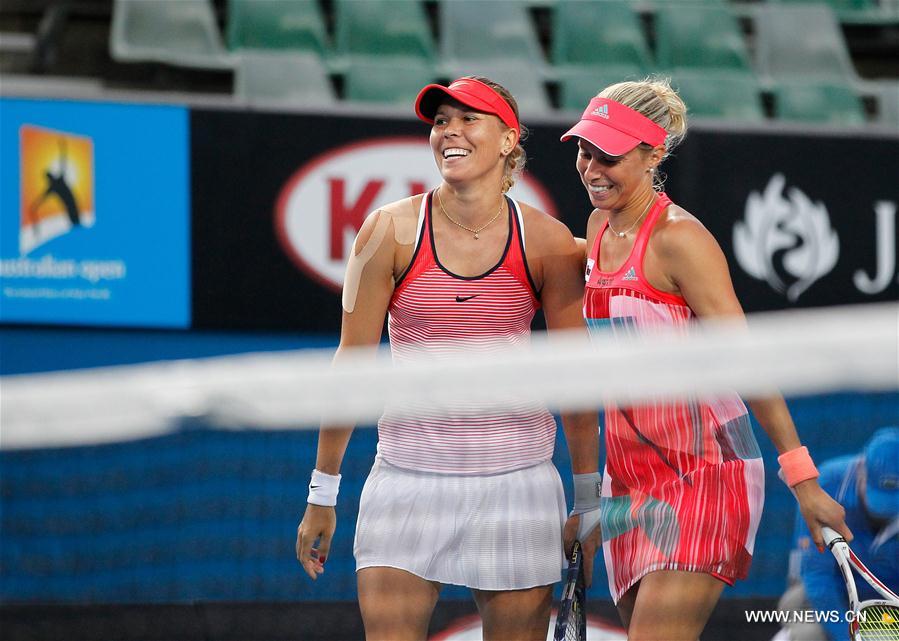 (SP)AUSTRALIA-MELBOURNE-TENNIS-AUSTRALIAN OPEN-WOMEN'S DOUBLES-SEMIFINAL