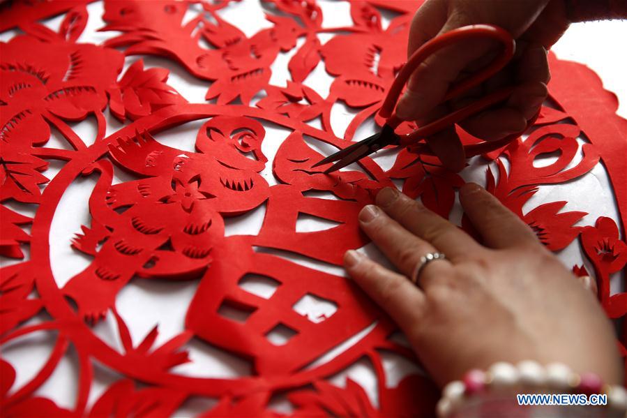 CHINA-SHANXI-SPRING FESTIVAL-PAPER-CUTTING (CN)