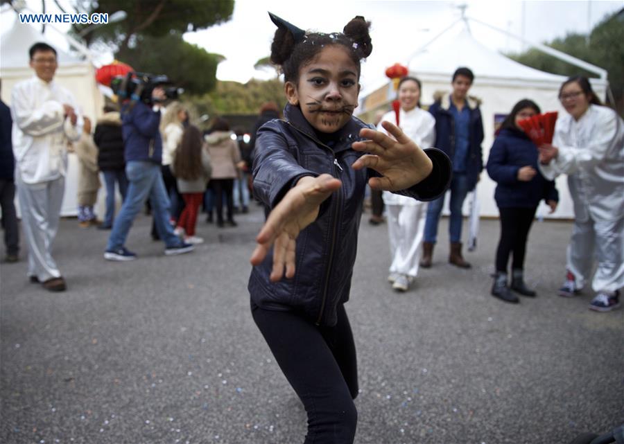 ITALY-ROME-TEMPLE FAIR-CHINESE LUNAR NEW YEAR-CHILDREN