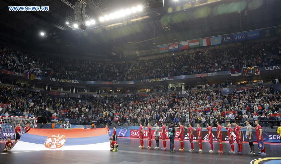 (SP)SERBIA-BELGRADE-FUTSAL-EURO-SERBIA VS SLOVENIA