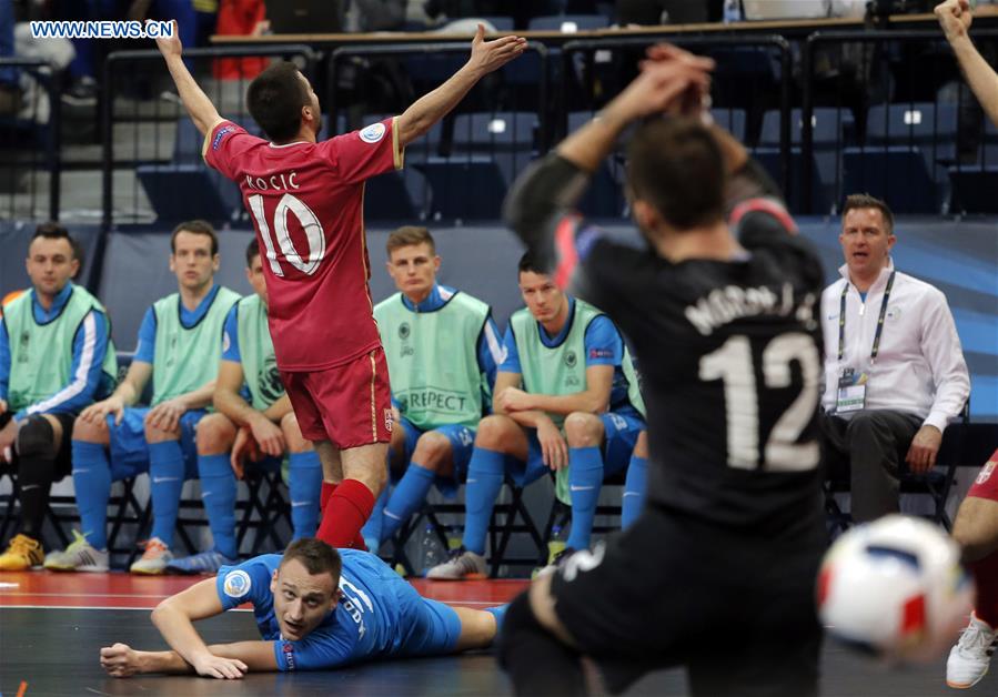 (SP)SERBIA-BELGRADE-FUTSAL-EURO-SERBIA VS SLOVENIA