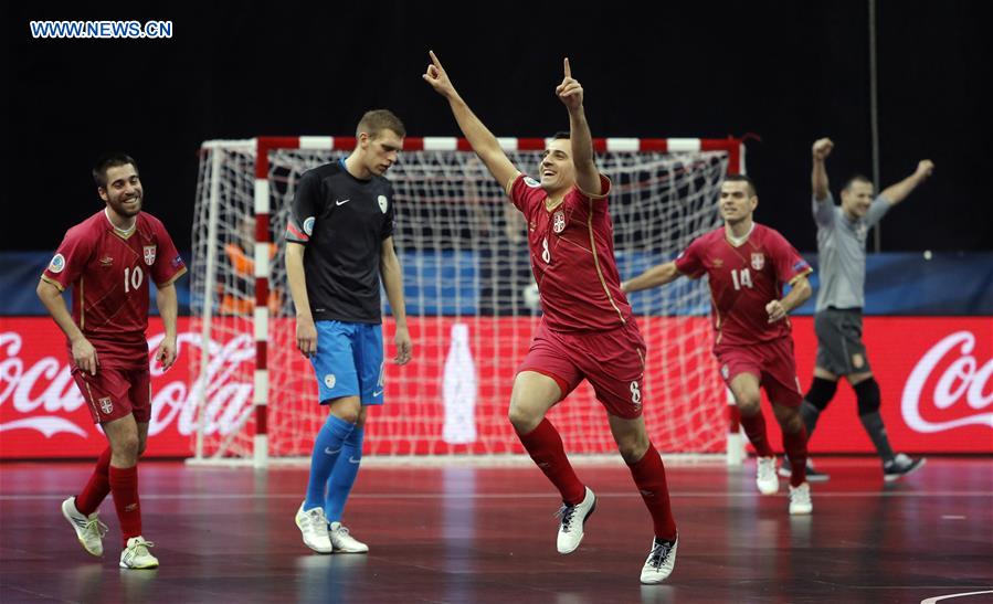 (SP)SERBIA-BELGRADE-FUTSAL-EURO-SERBIA VS SLOVENIA