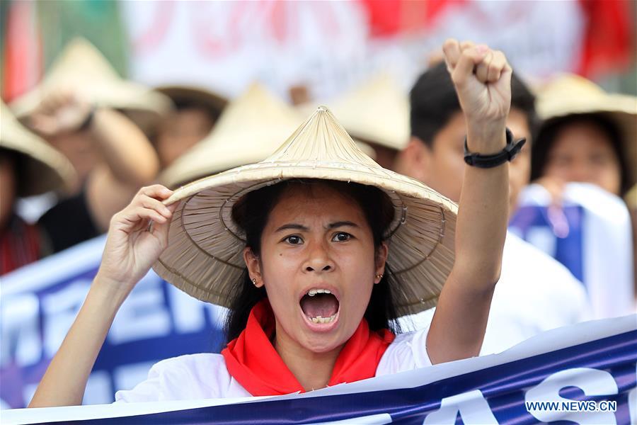 PHILIPPINES-MANILA-ANTI-EDCA PROTEST