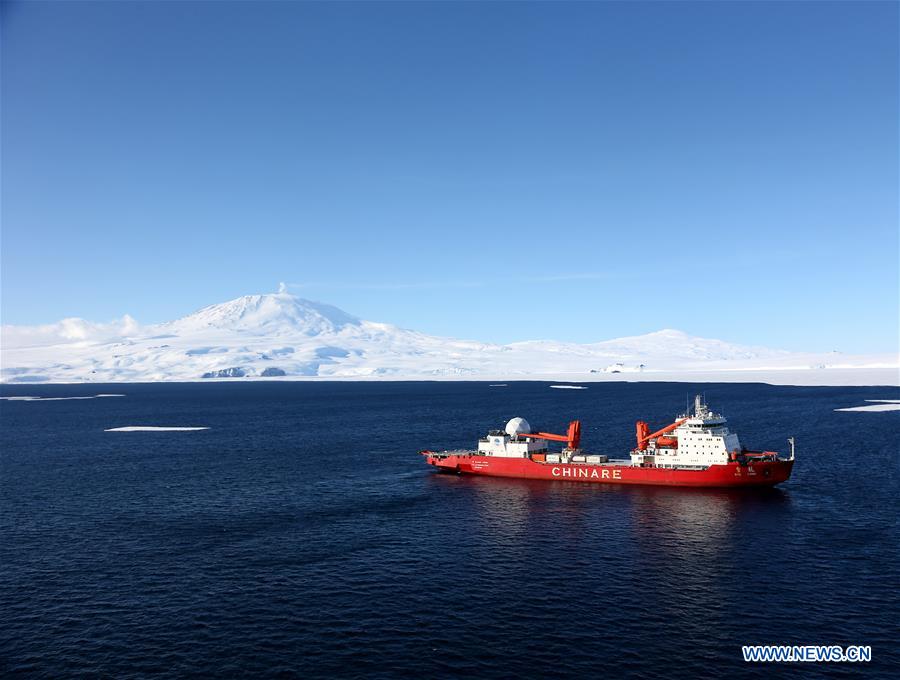 CHINA-ANTARCTICA-XUELONG-ROSS SEA-ARRIVAL (CN)