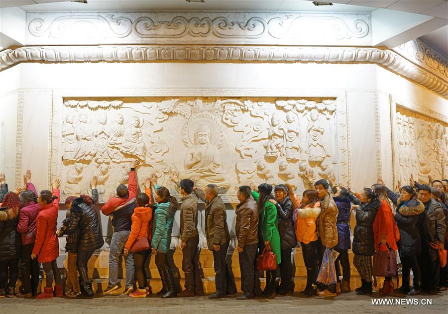 CHINA-CHONGQING-SPRING FESTIVAL-PRAY (CN)