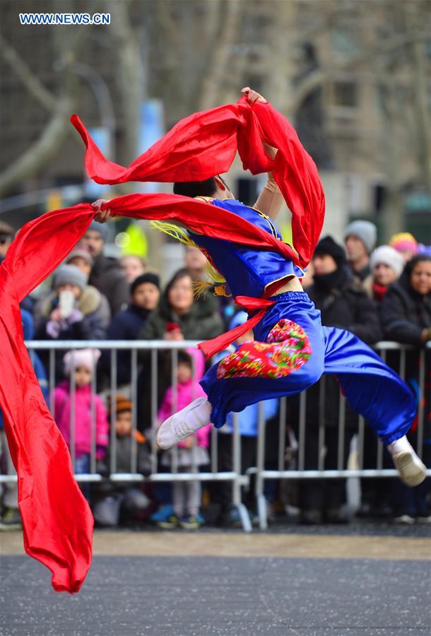 U.S.-NEW YORK-CHINESE NEW YEAR-PERFORMANCE