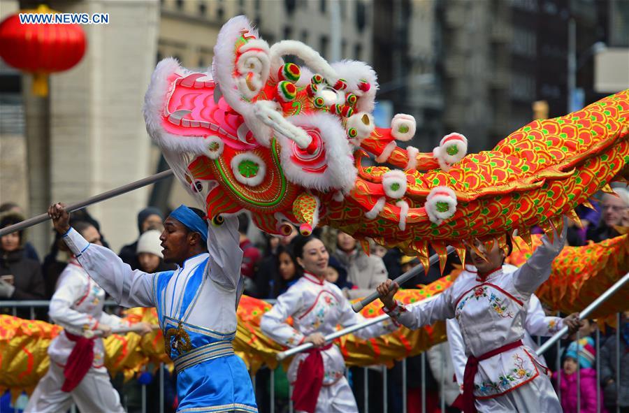 U.S.-NEW YORK-CHINESE NEW YEAR-PERFORMANCE