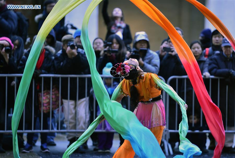 U.S.-NEW YORK-CHINESE NEW YEAR-PERFORMANCE