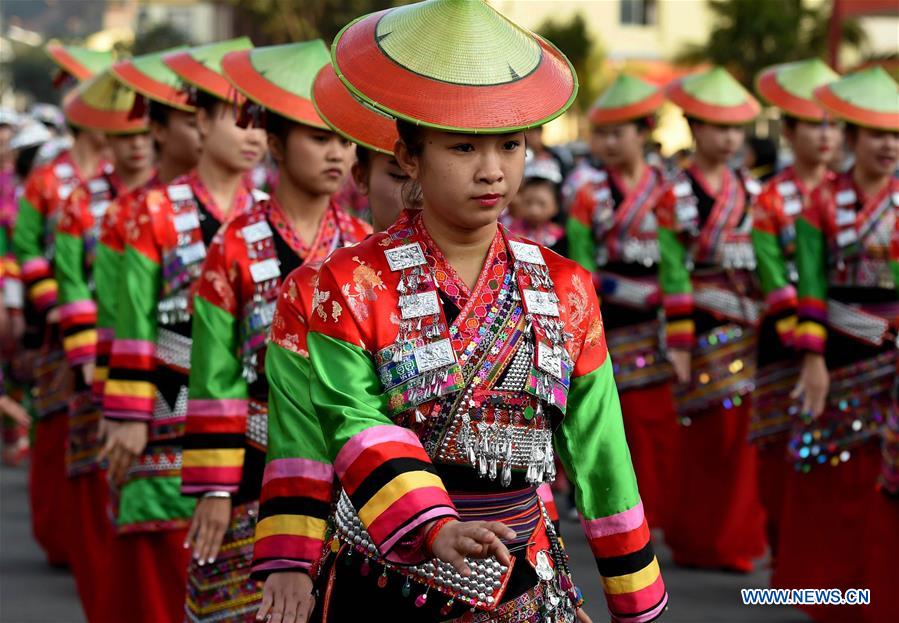 CHINA-YUNNAN-XINPING-HUAYAO DAI ETHNIC GROUP-HUAJIE FESTIVAL (CN)