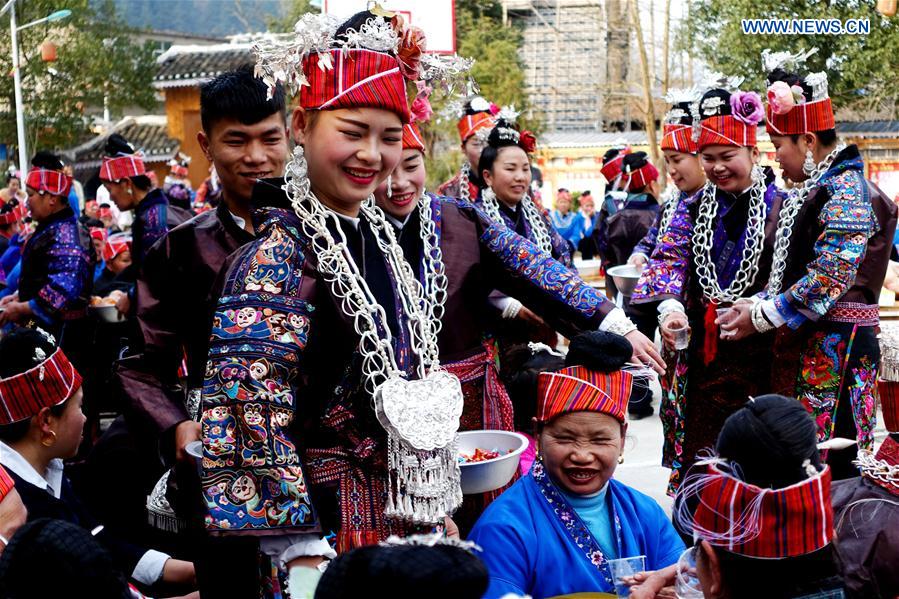 CHINA-GUIZHOU-MIAO PEOPLE-TRADITIONAL WEDDING(CN)