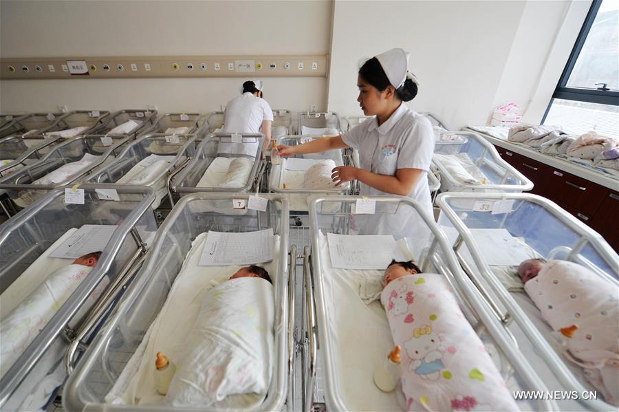 The hospital saw baby boom at the beginning of the Chinese Lunar New Year, with 352 babies born from Feb. 8 to 15