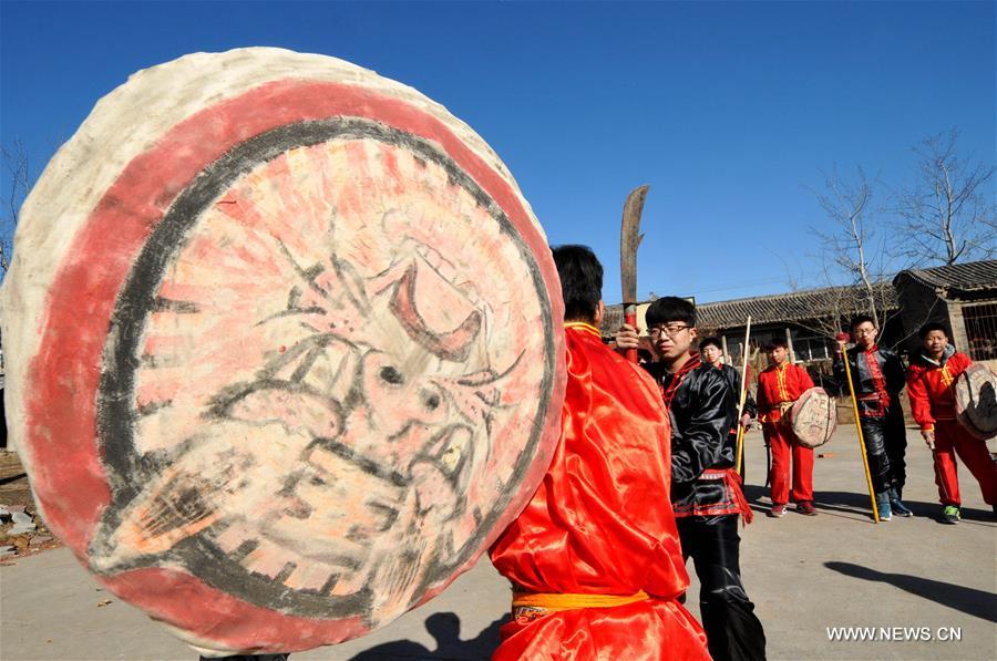 The Tengpai formation, also known as 'datengpai', has been listed as one of national intangible cultural heritages in 2006