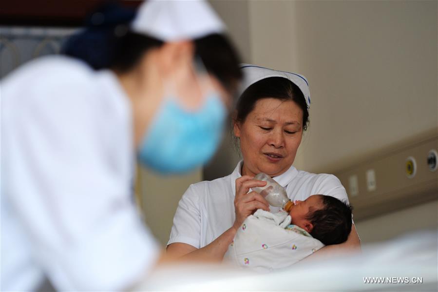 The hospital saw baby boom at the beginning of the Chinese Lunar New Year, with 352 babies born from Feb. 8 to 15