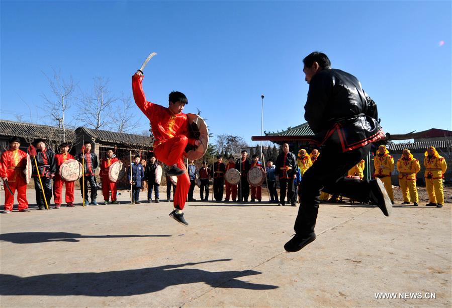 The Tengpai formation, also known as 'datengpai', has been listed as one of national intangible cultural heritages in 2006