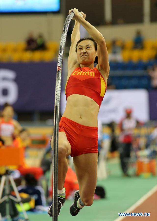 Chinese Li Ling breaks Asian record in pole vault - People's Daily Online