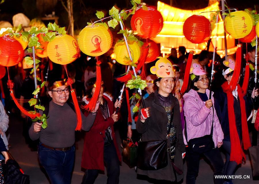 The Fo Guang Shan lantern show is held to greet the traditional Chinese Lantern Festival which falls on Feb. 22 this year.