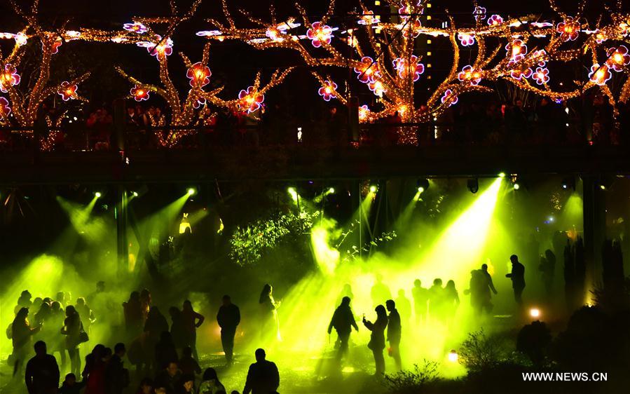 CHINA-WUHAN-LIGHT SHOW (CN)