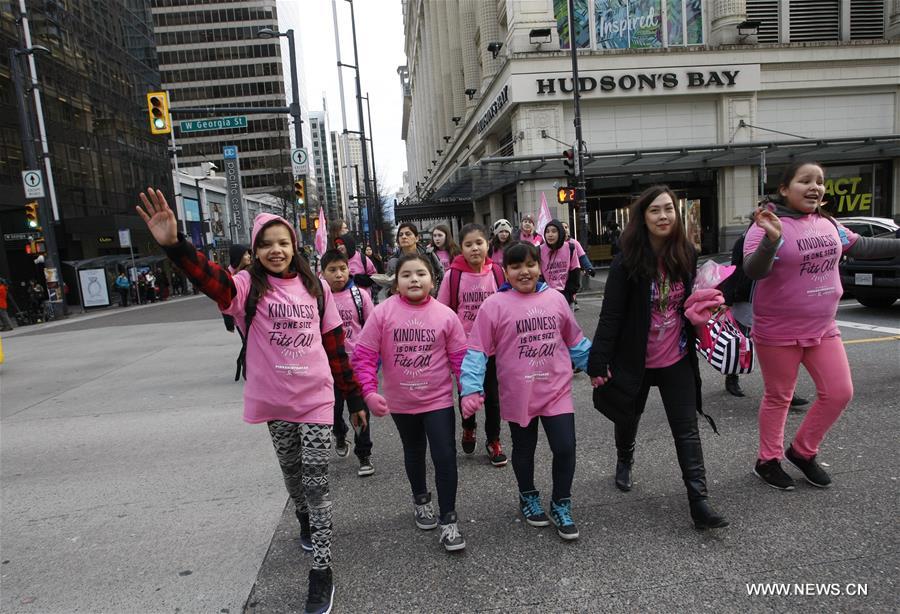 CANADA-VANCOUVER-PINK SHIRT DAY