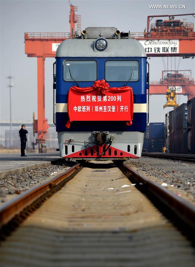CHINA-HENAN-ZHENGZHOU-HAMBURG-CARGO TRAIN (CN)