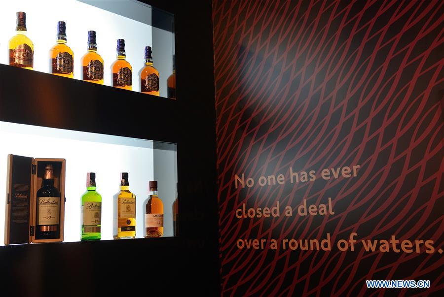 More than 60 most famous brands of whisky from all over the world were exhibited during the two-day fair which kicked off here on Friday.