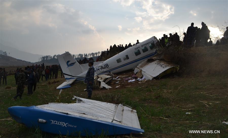 NEPAL-KALIKOT-PLANE-CRASH LANDING-SITE