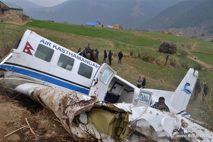 NEPAL-KALIKOT-PLANE-CRASH LANDING-SITE