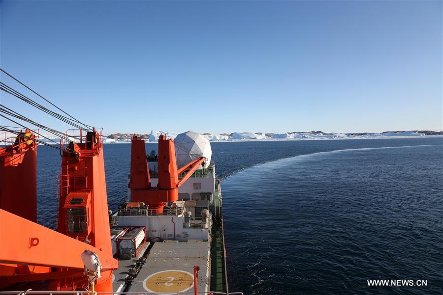 . The 75-day trip of over 18,000 nautical miles was also the research vessel's first counterclockwise voyage around the ice-covered continent. 