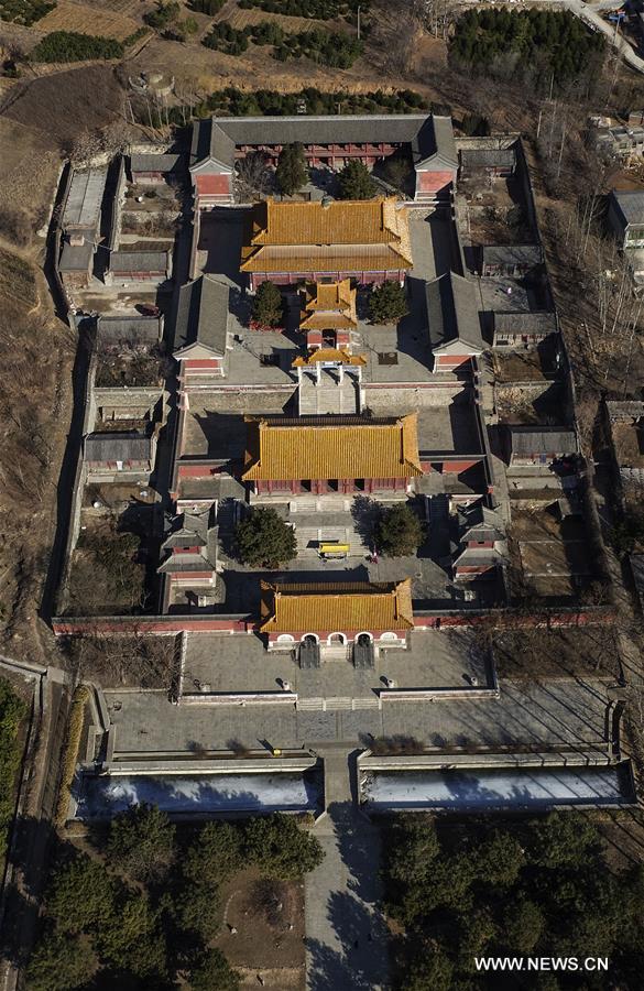 The Western Qing Tombs, which was first built in 1730s, consist of 14 tombs. The Imperial Tombs of the Ming and Qing Dynasties has been inscribed in the World Heritage List.