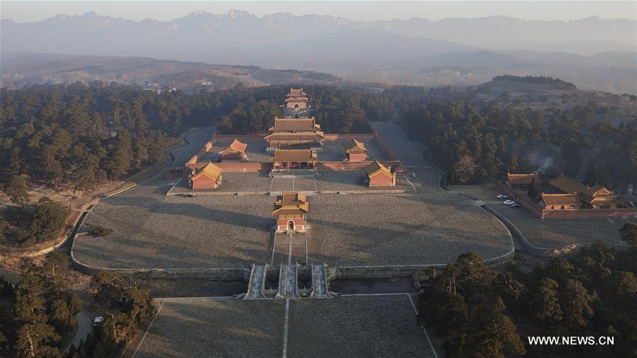 The Western Qing Tombs, which was first built in 1730s, consist of 14 tombs. The Imperial Tombs of the Ming and Qing Dynasties has been inscribed in the World Heritage List.