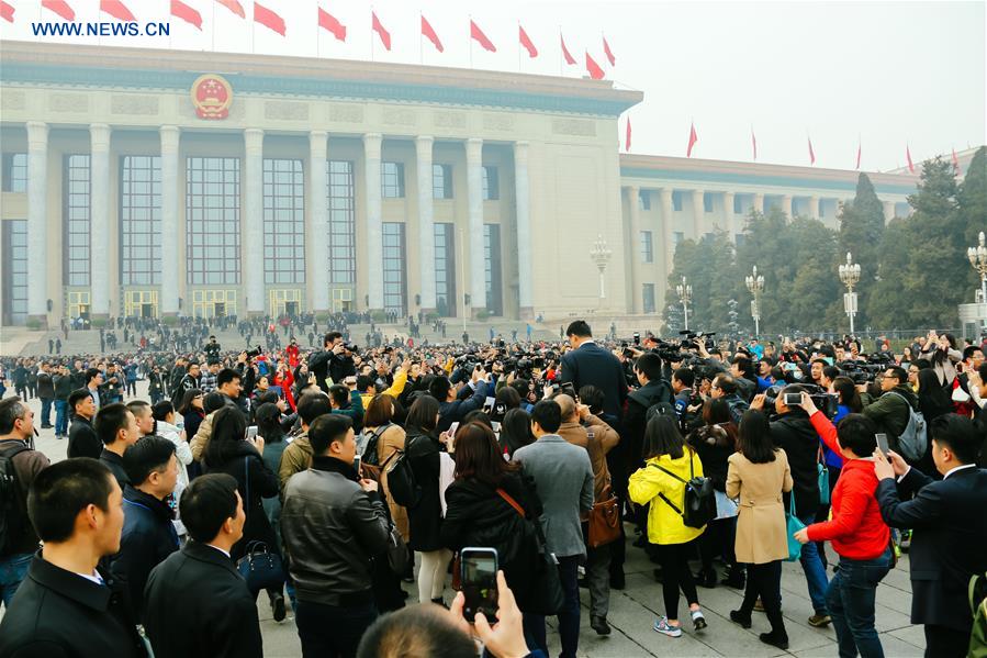 (TWO SESSIONS)CHINA-BEIJING-CPPCC-OPENING-YAO MING (CN)