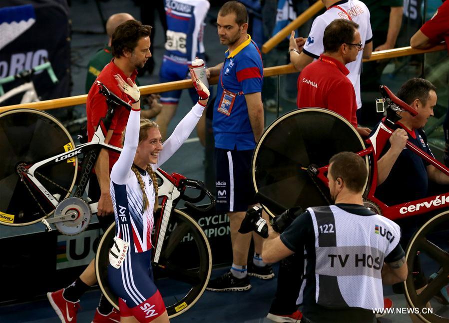 (SP)BRITAIN-LONDON-TRACK CYCLING-WORLD CHAMPIONSHIPS