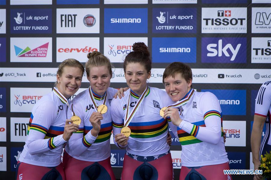 (SP)BRITAIN-LONDON-TRACK CYCLING-WORLD CHAMPIONSHIPS