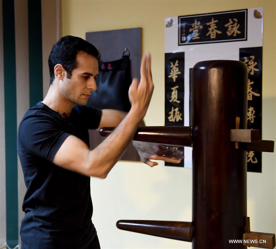  'Wing Tsun started to become more popular in Egypt as it is a simple martial art for self-defense that requires neither effort nor physical strength,' said trainer Mohamed Noah, or Sifu as his students call him, at the small Wing Tsun academy in Maadi district south of the capital Cairo. 