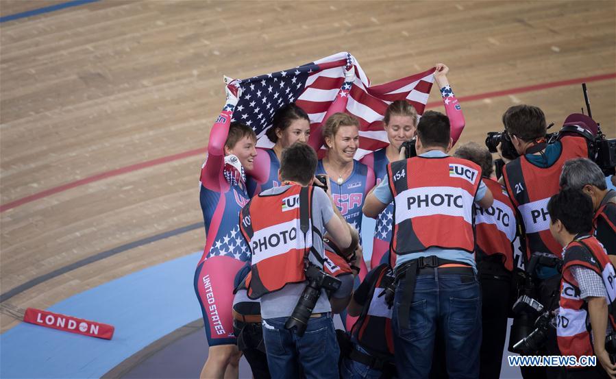 (SP)BRITAIN-LONDON-TRACK CYCLING-WORLD CHAMPIONSHIPS