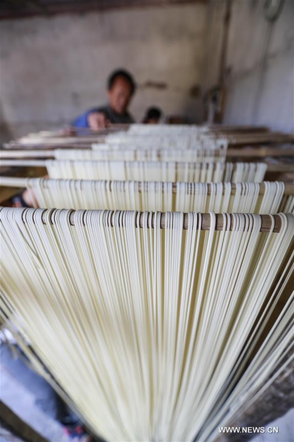 Gufo is famous for the 'Xu noodles,' named after villager Xu Zhonghai for his traditional and special techniques of making the noodles. The techniques were listed in Chongqing's intangible cultural heritage in 2015.