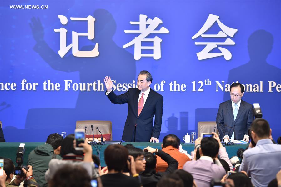 (TWO SESSIONS)CHINA-BEIJING-NPC-PRESS CONFERENCE-WANG YI (CN)