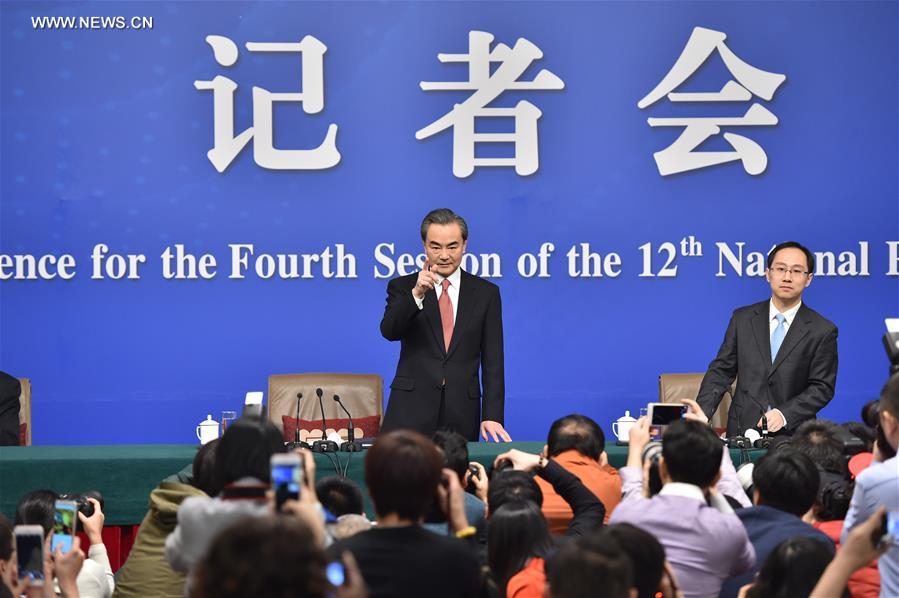 (TWO SESSIONS)CHINA-BEIJING-NPC-PRESS CONFERENCE-WANG YI (CN)