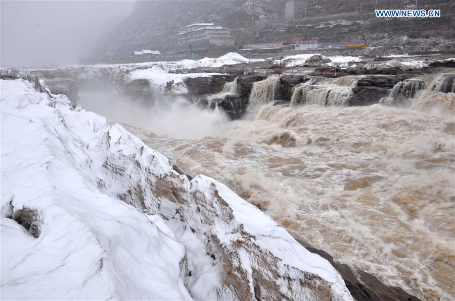 #CHINA-SHANXI-HUKOU WATERFALL-SNOW (CN)