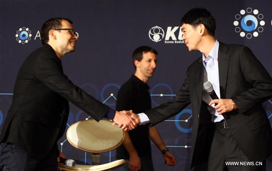 (SP)SOUTH KOREA-GO-LEE SEDOL VS ALPHAGO