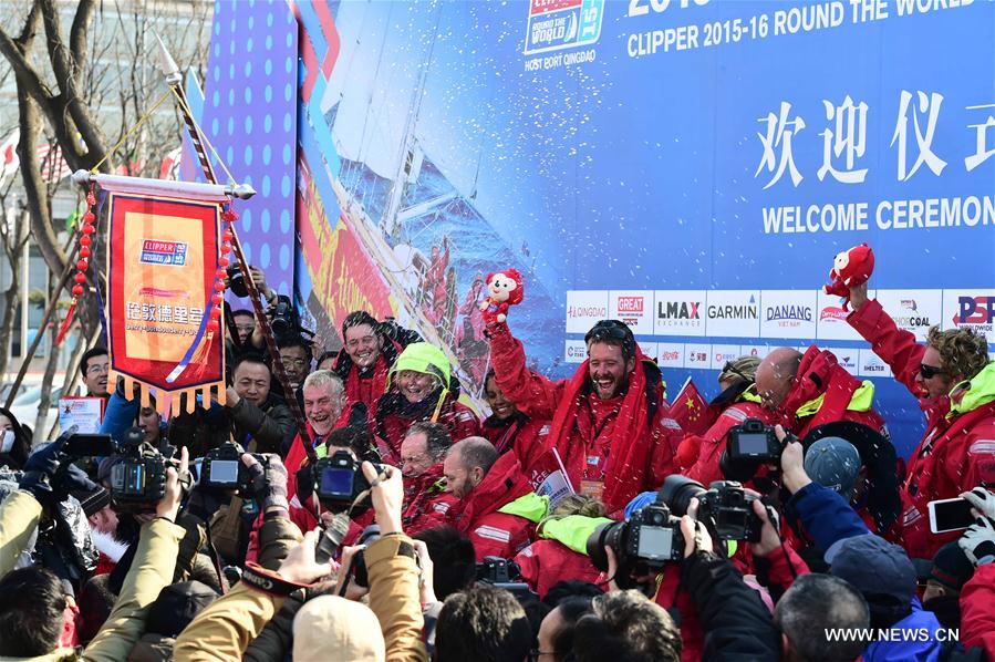 (SP)CHINA-QINGDAO-YACHT-CLIPPER ROUND THE WORLD RACE