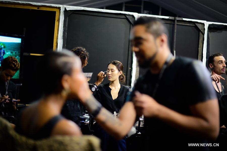 SOUTH AFRICA-JOHANNESBURG-FASHION WEEK-BACKSTAGE