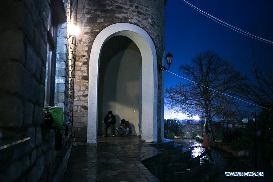 GREECE-TRIKALA-REFUGEES-SHELTERING