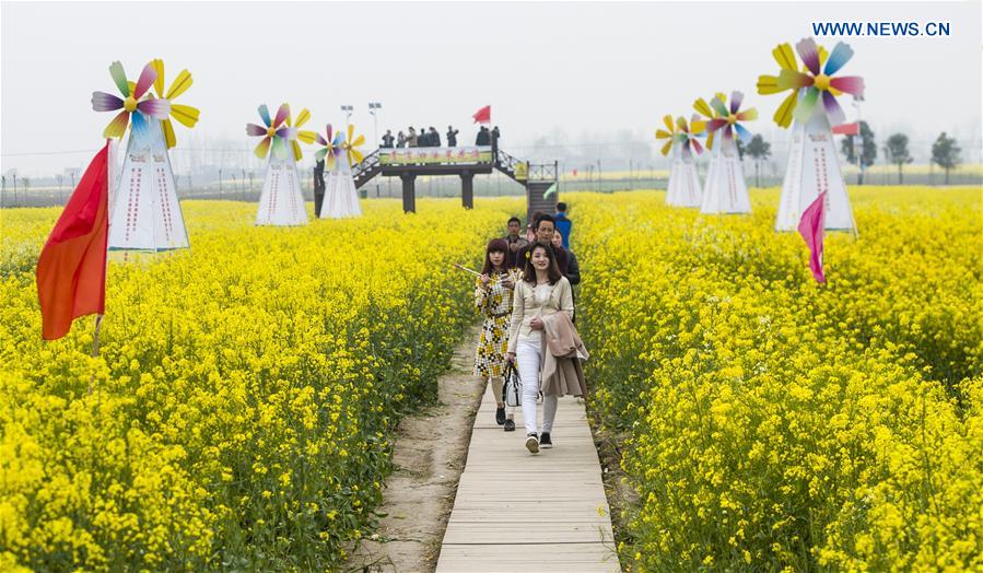 CHINA-HUBEI-WUHAN-RAPE FLOWERS(CN)