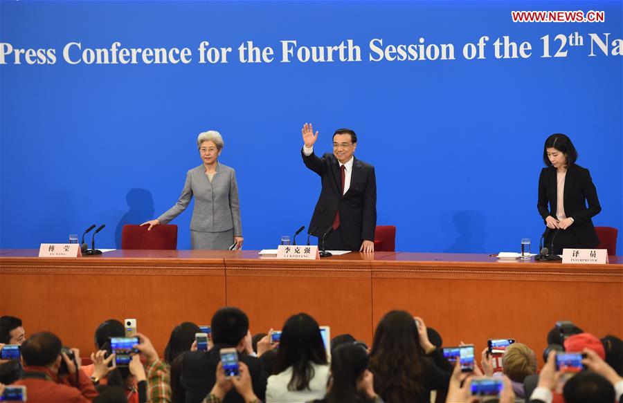 (TWO SESSIONS)CHINA-BEIJING-LI KEQIANG-PRESS CONFERENCE (CN) 