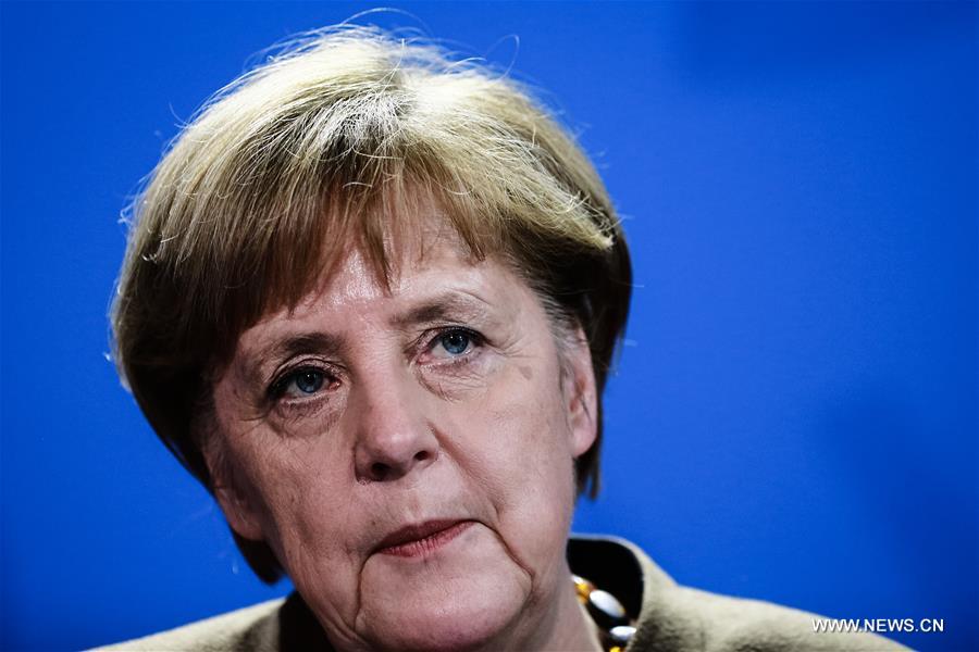 GERMANY-MERKEL-BELGIUM-ATTACKS