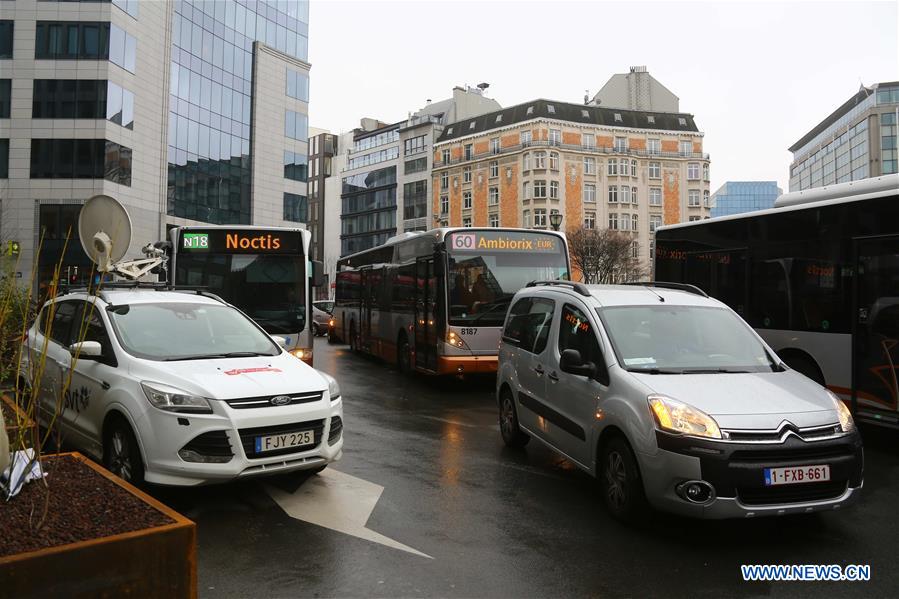 Some public transport resumed on Wednesday in Brussels except Metro systems. 